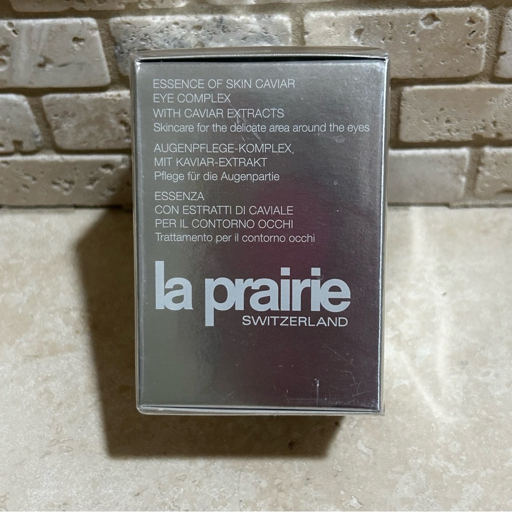 NIB $180~LA PRAIRIE~Essence of Skin Caviar Eye Complex Firming Eye Gel~15ml/.5oz - Picture 5 of 8